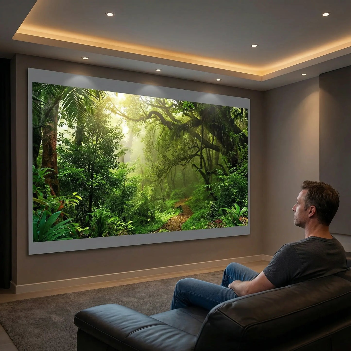 Foldable Home Theater Screen