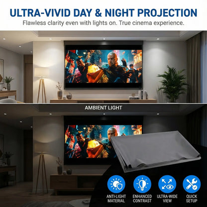 Foldable Home Theater Screen