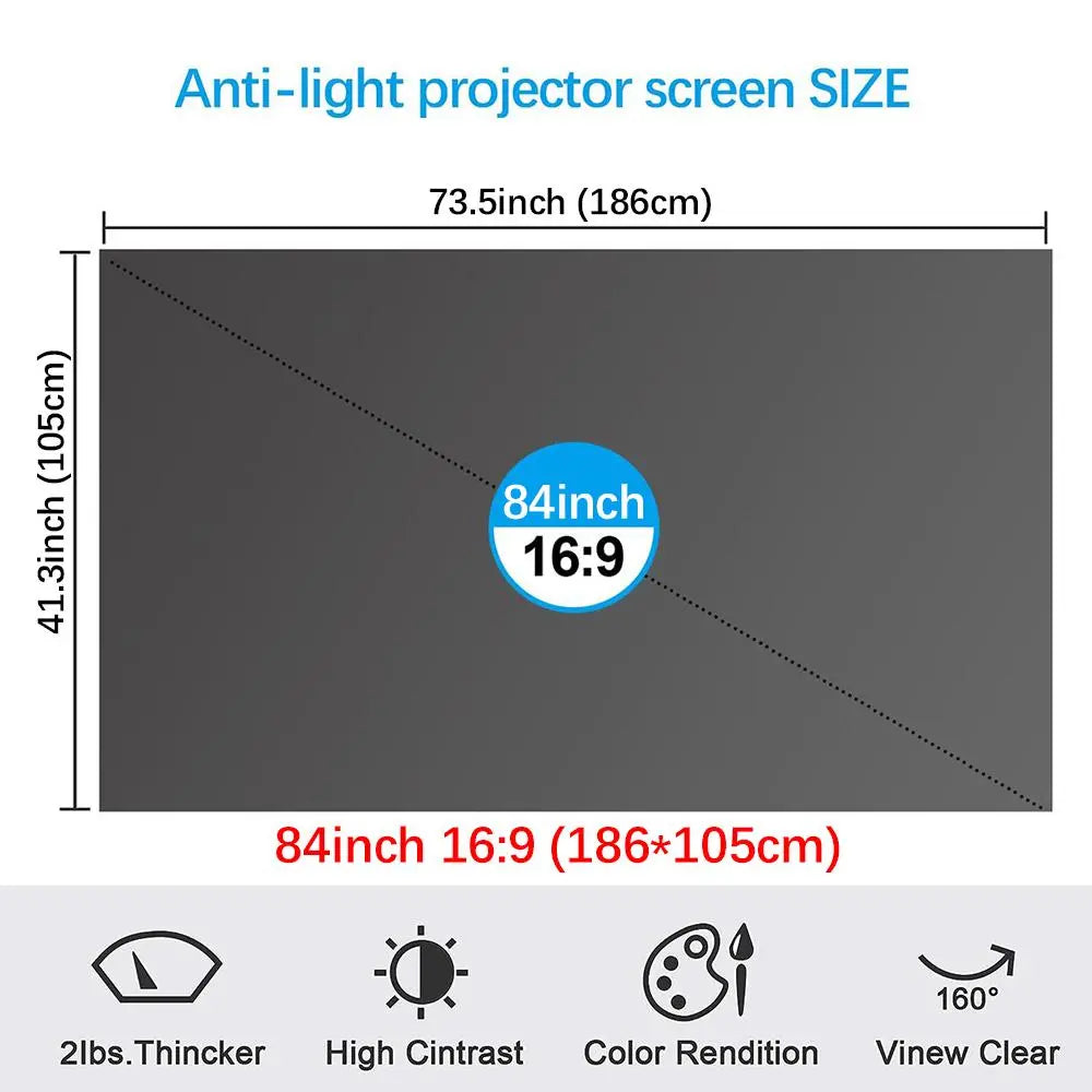 Foldable Home Theater Screen